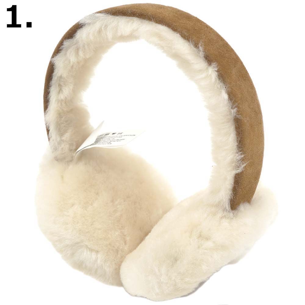 アグ UGG イヤーマフ 耳あて EARMUFF WITH ロゴ ボア シープスキン 羊毛 20955