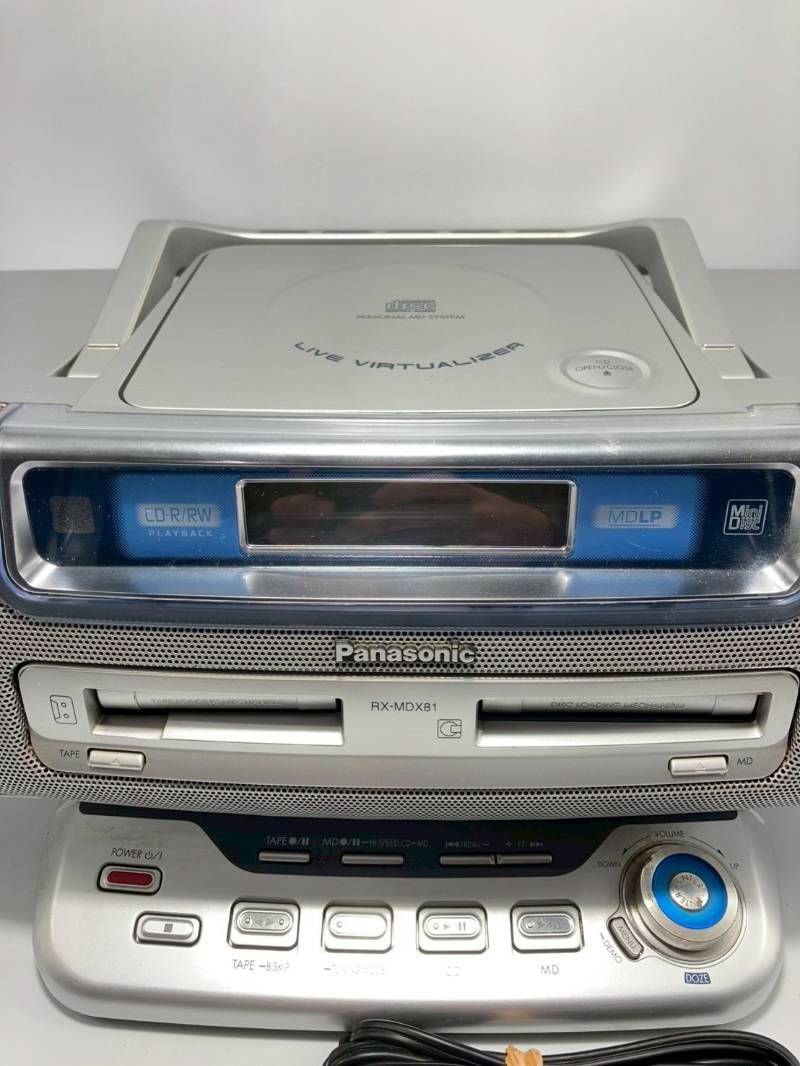 送料無料】パナソニック Panasonic RX-MDX81 CD MD カセット コンポ