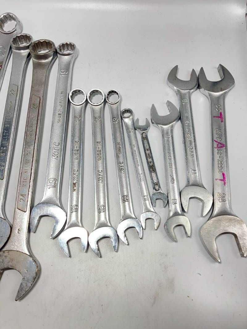 KTC 京都機械工具 Kyoto Tool スパナ メガネレンチ まとめ売り セット 工具 多サイズ入り 品