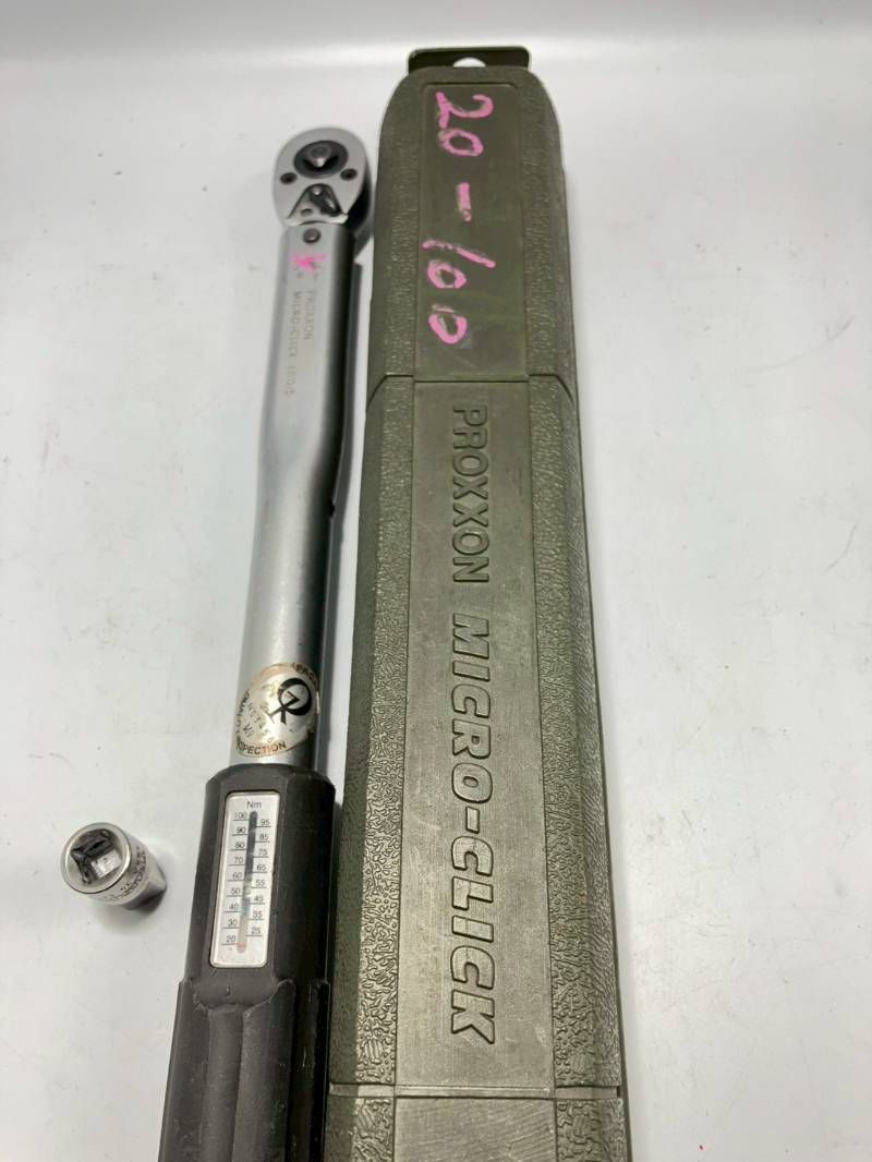 プロクソン PROXXON MICRO-CLICK 100 S トルクレンチ 20-100 Nm ケース付き