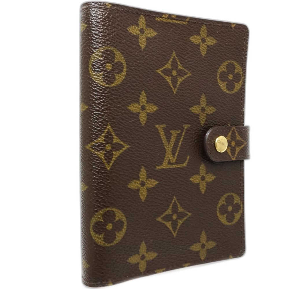 LOUIS VUITTON ルイヴィトン モノグラム 手帳カバー アジェンダPM RO 5353 ブラウン レディース 188661