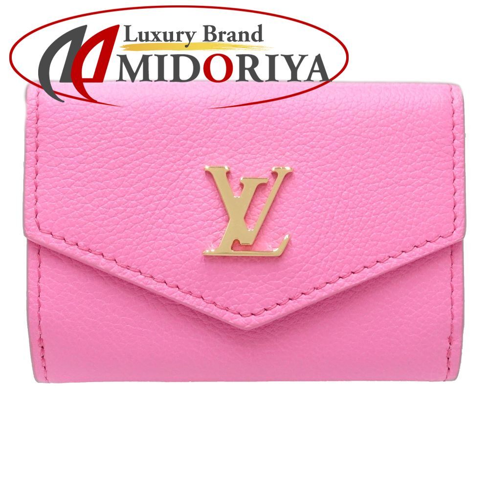 LOUIS VUITTON ルイヴィトン 三つ折り財布 M 82436 ポルトフォイユ ロックミニ トリヨンレザー ローズロリポップ レディース 188663