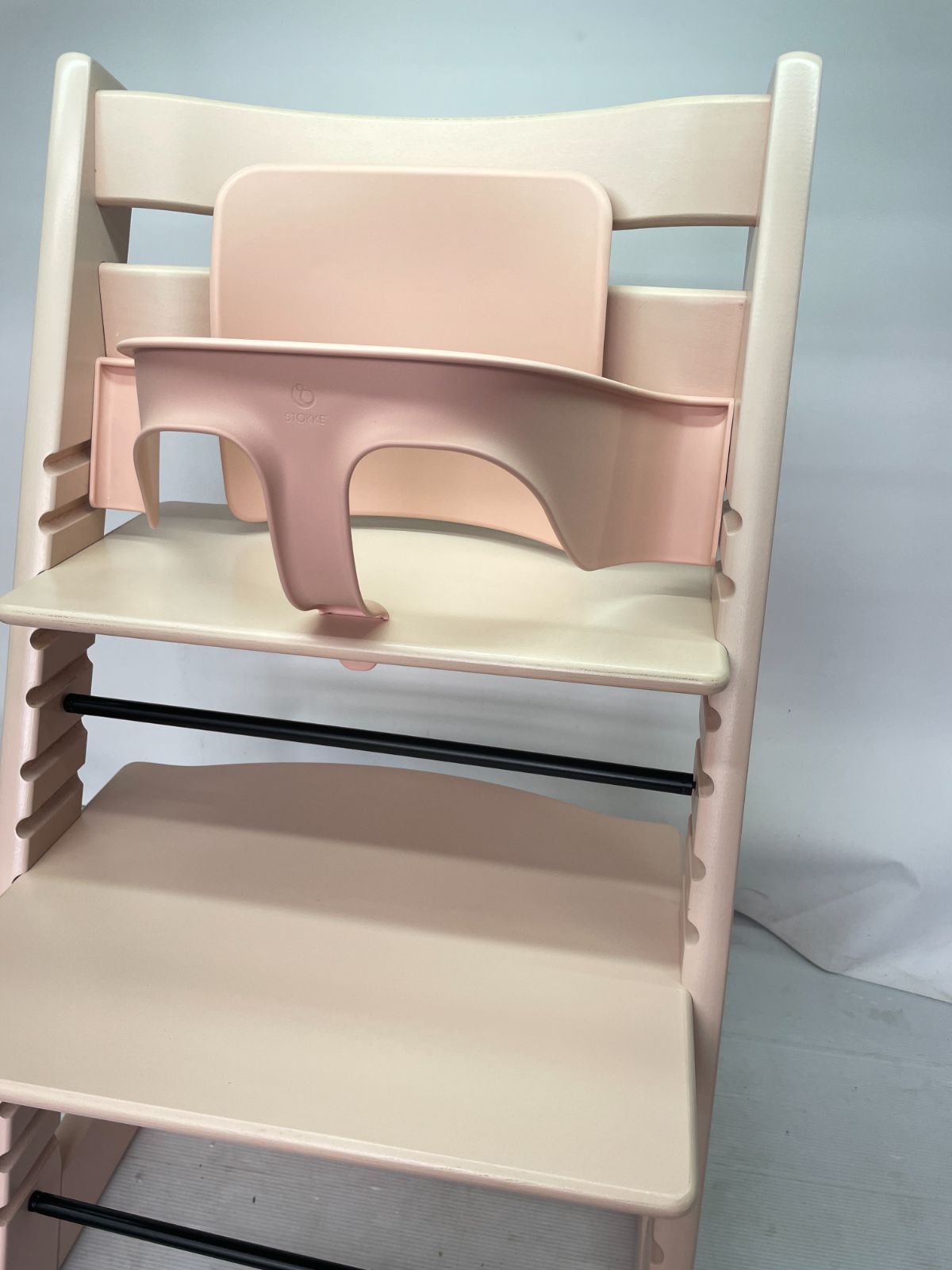 ストッケ トリップ トラップ ベビーチェア ピンク V3 延長