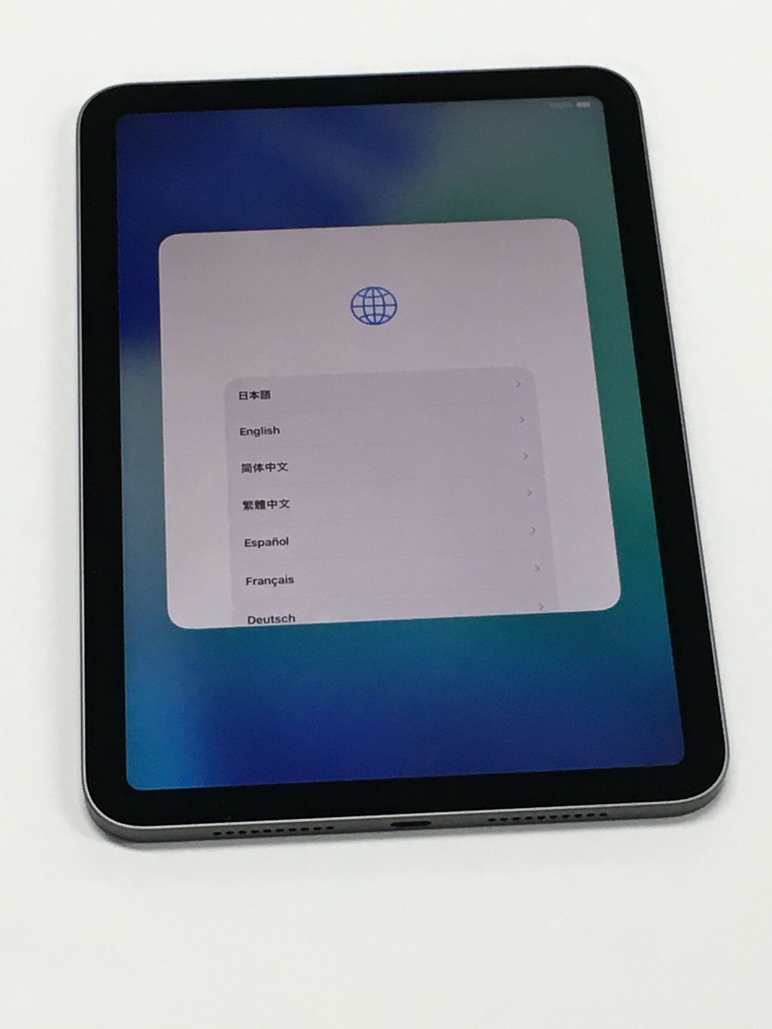 動作 初期化済み 電池84％ Apple iPad mini 6 Wi-Fi 64 GB スペースグレイ