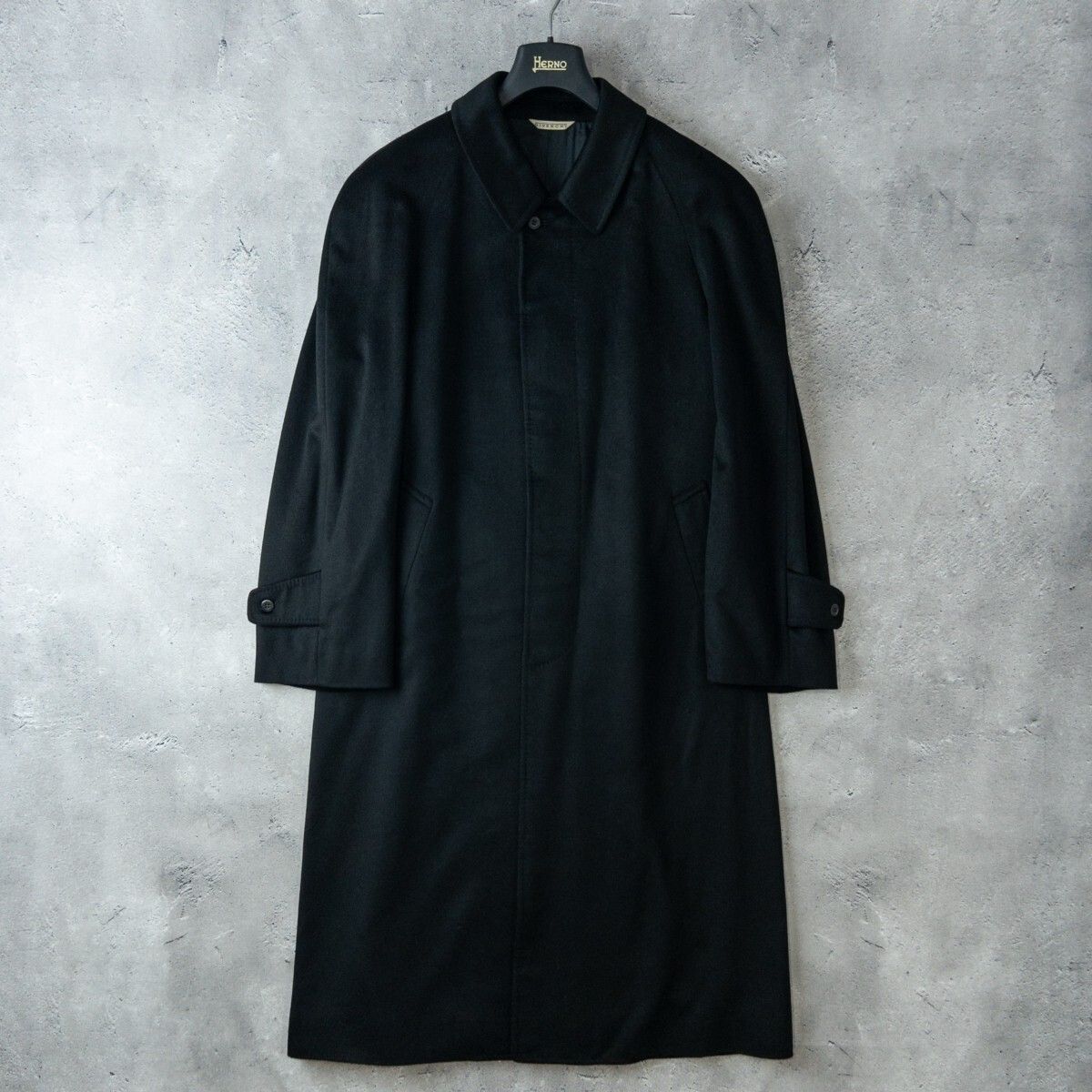 極上 GIVENCHY ジバンシィ カシミヤ100% ロング ステンカラー コート