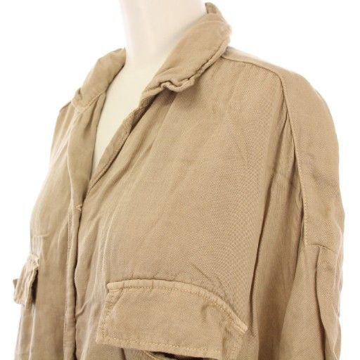 レミレリーフ REMI RELIEF シャツワンピース マキシ ロング 長袖