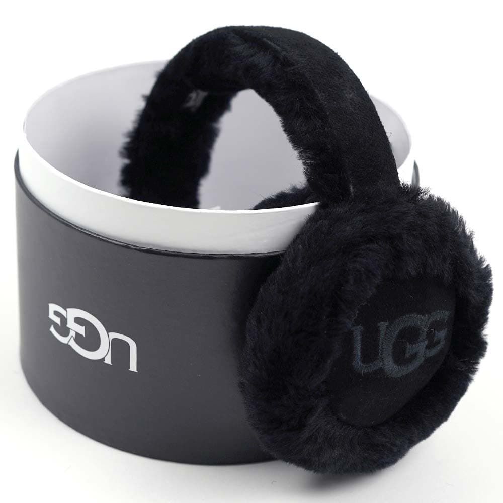 アグ UGG イヤーマフ 耳あて SHEEPSKIN EARMUFF WITH EMBROIDERY ロゴ