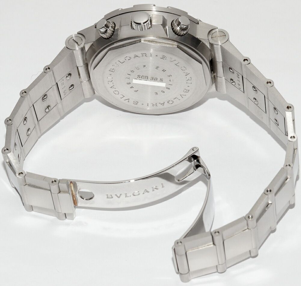 ブルガリ ディアゴノ スクーバ クロノ プロフェッショナル SCB 38 S メンズ