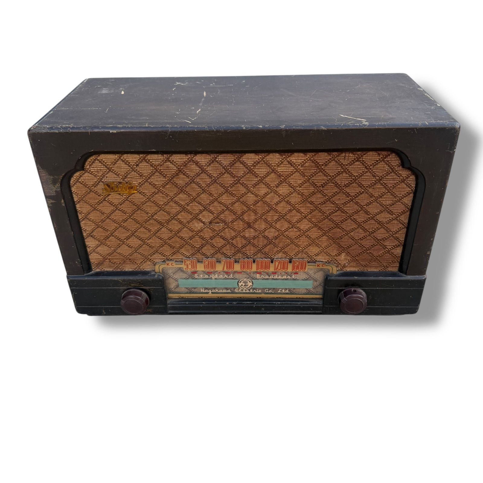 激 品 シャープ 早川電気 5球 真空管 ラジオ AR-300型 SHARP レトロ アンティーク