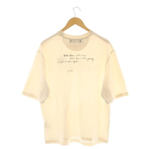 ゴールデングース GOLDEN GOOSE AP STUDIO 25SS HANDWRITING PRINT T 