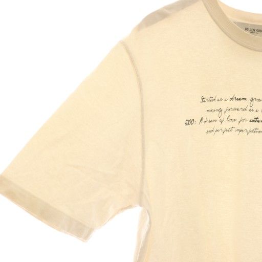 ゴールデングース GOLDEN GOOSE AP STUDIO 25SS HANDWRITING PRINT T 