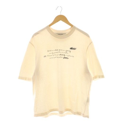 ゴールデングース GOLDEN GOOSE AP STUDIO 25SS HANDWRITING PRINT T