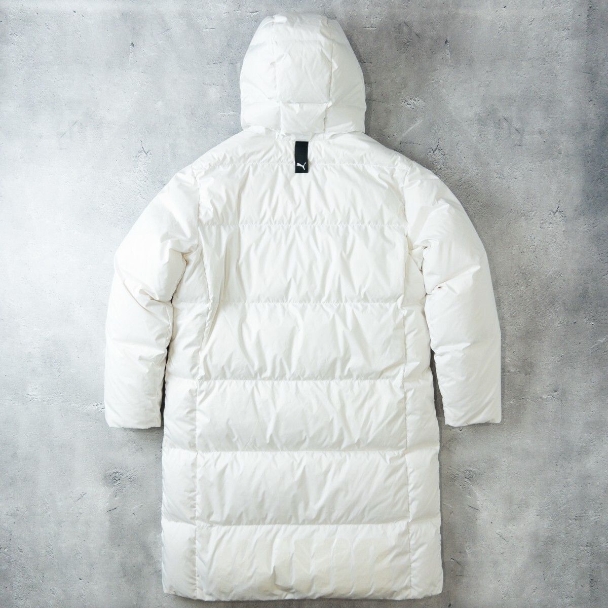 美品 PUMA プーマ 極暖 肉厚 ダウン ベンチ コート / メンズ XL / 白