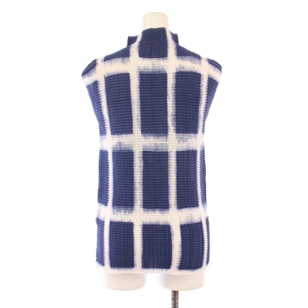 イッセイミヤケ ISSEY MIYAKE カットソー ノースリーブ ハイネック