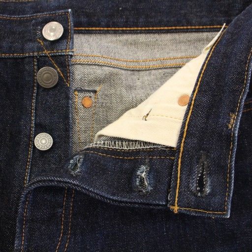 ステュディオダルチザン STUDIO D'ARTISAN u0026SA. 15ozタイトストレート デニムパンツ ジーンズ ボタンフライ ウォッシュ加工 33 インディゴ SD-103 /BB