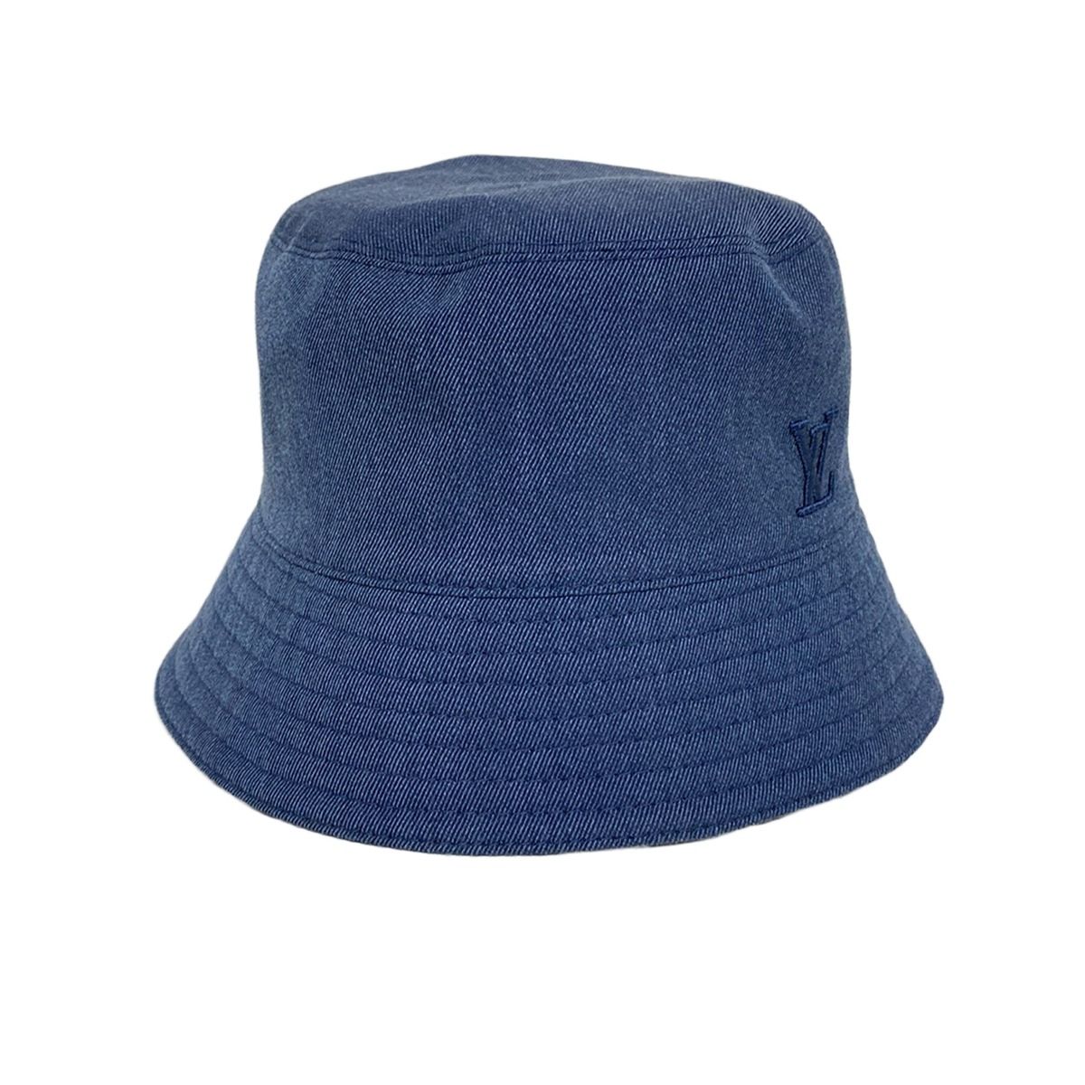 美品 ルイヴィトン シャポー モノグラム ハット ナイロン ブラック ネイビー 美品 ルイヴィトン シャポー モノグラム ハット ナイロン ブラック