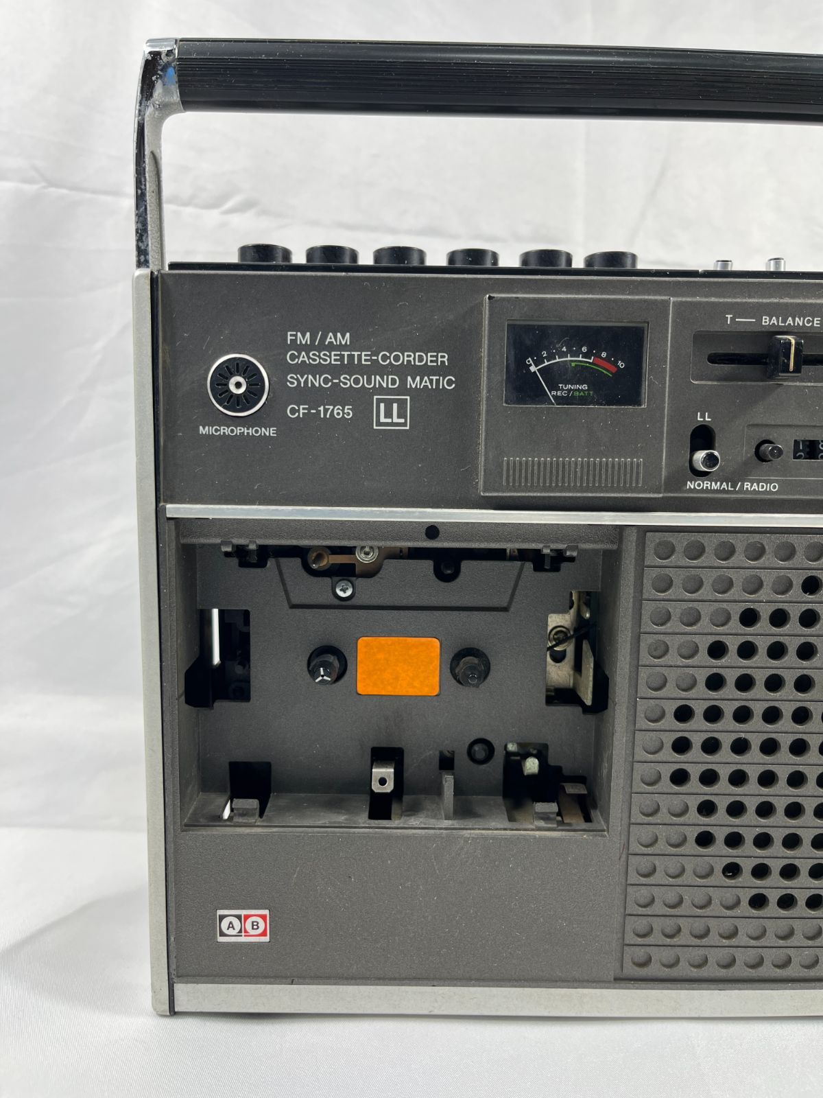 ジャンク品 SONY ソニー FM/AM CASSETTE-CORDER SYNC-SOUND MATIC