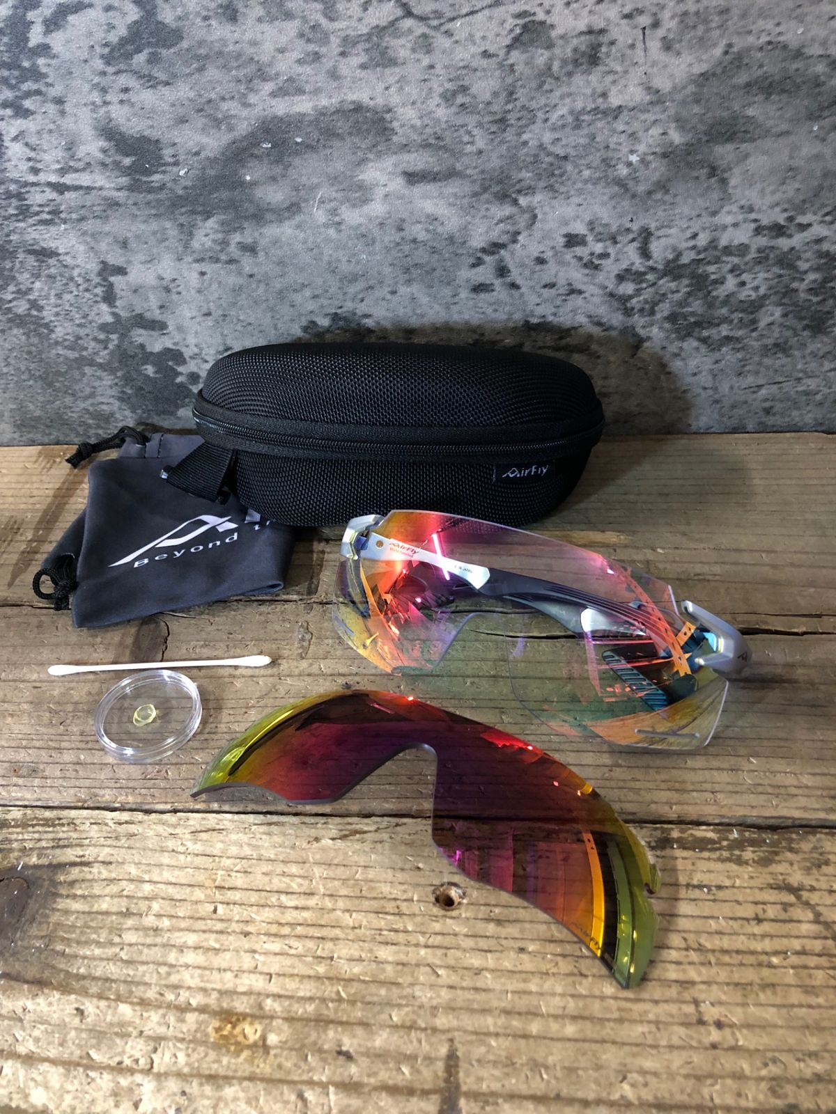 JO 337 AirFly AF 301 サングラス アイウェア シルバー レンズ付属