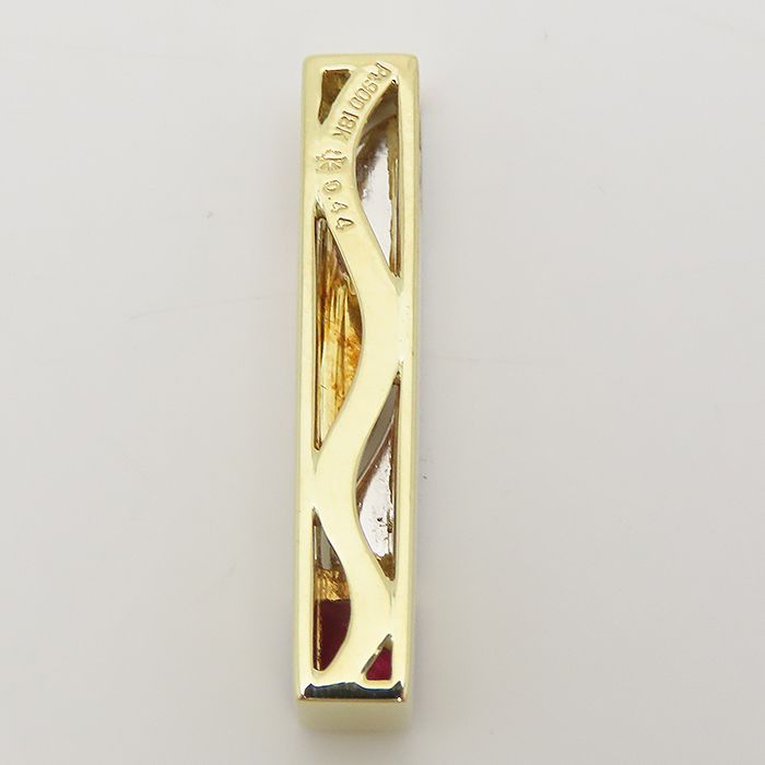 ルビー ペンダント トップ K18 Pt900 鑑別書 3.98g 0.44ct コンビ 750