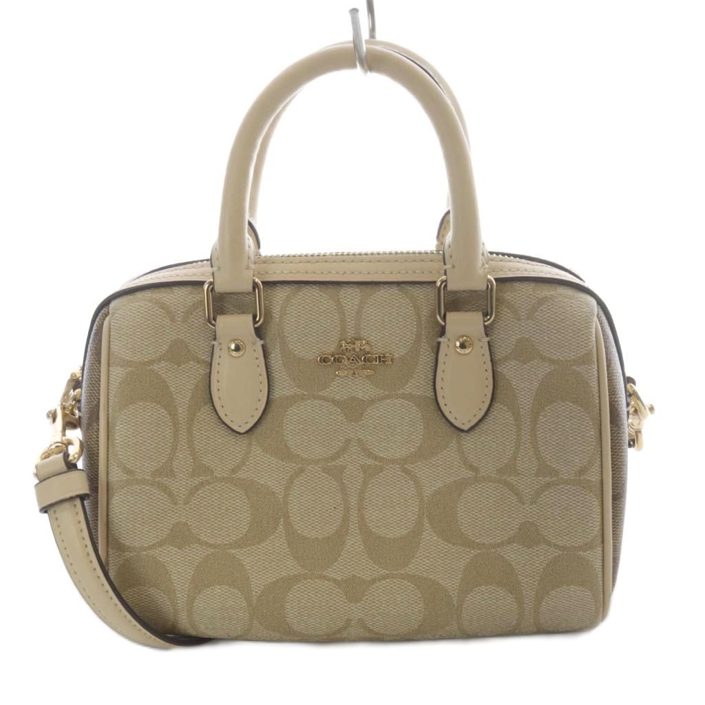レディース コーチ COACH ミニ ローアン サッチェル・ブロックド 