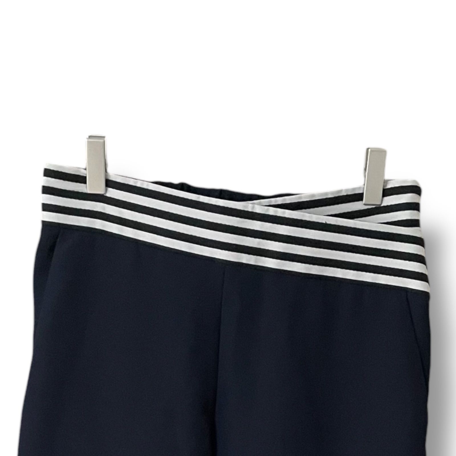 BORDERS at BALCONY パンツ ボトムス ネイビー 濃紺 サイズ36 S相当