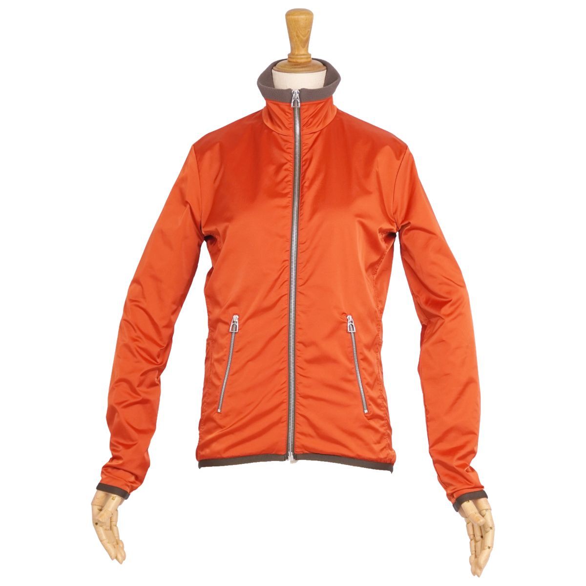 き*ん様 エルメス フリース ブルゾン ナイロン ジャケットM ririジップ HERMES - 未使用 エルメス HERMES ジャケット ブルゾン フリース