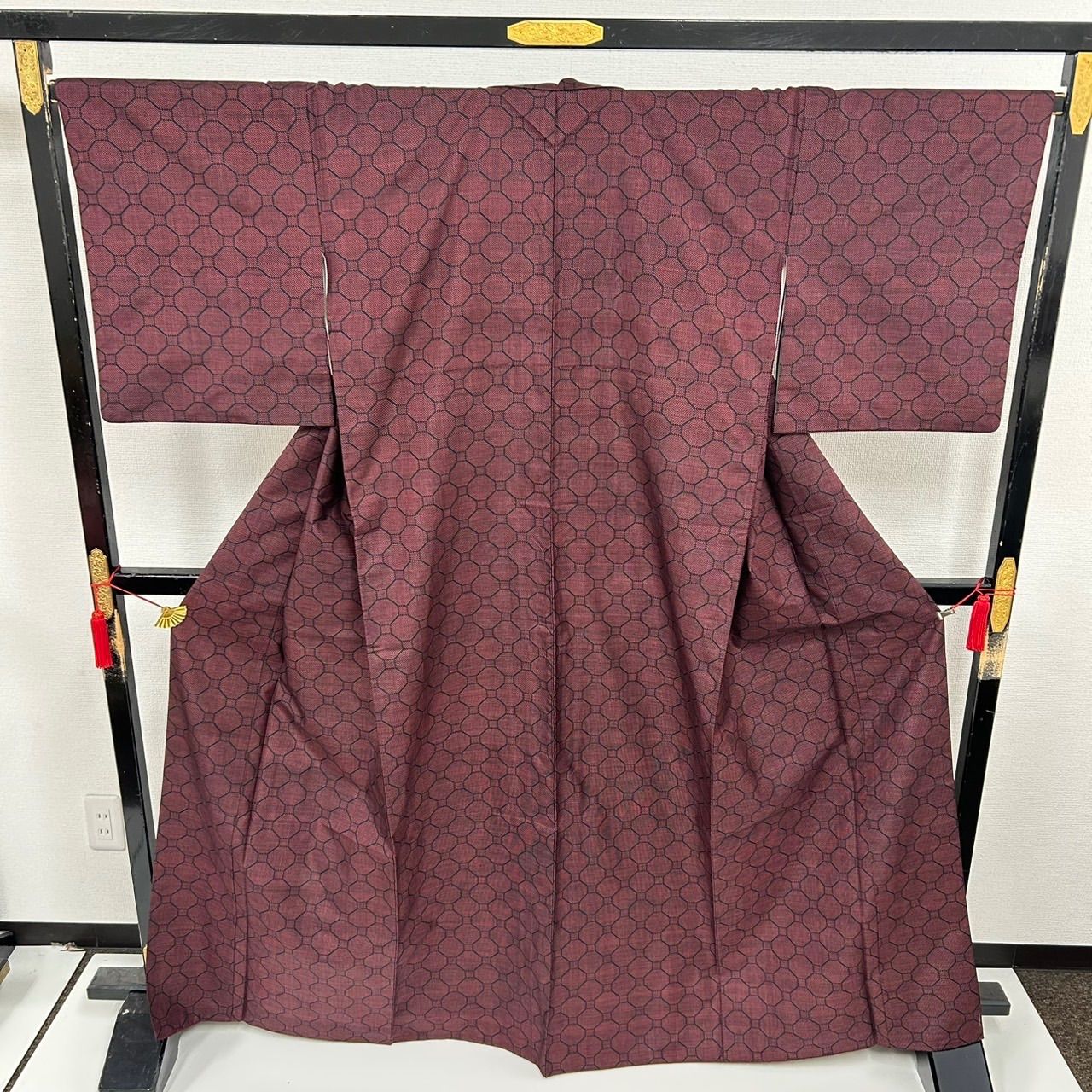 本場大島紬 一元式 裄67 素敵な絣柄 正絹 着物 MK-1685 - メルカリ