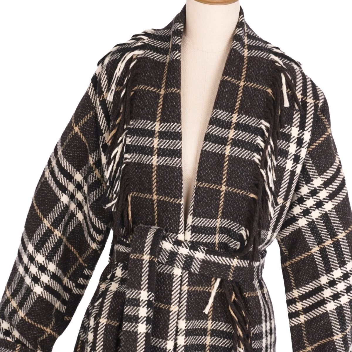 極美品 バーバリー ロンドン BURBERRY LONDON ベルト付き ロング