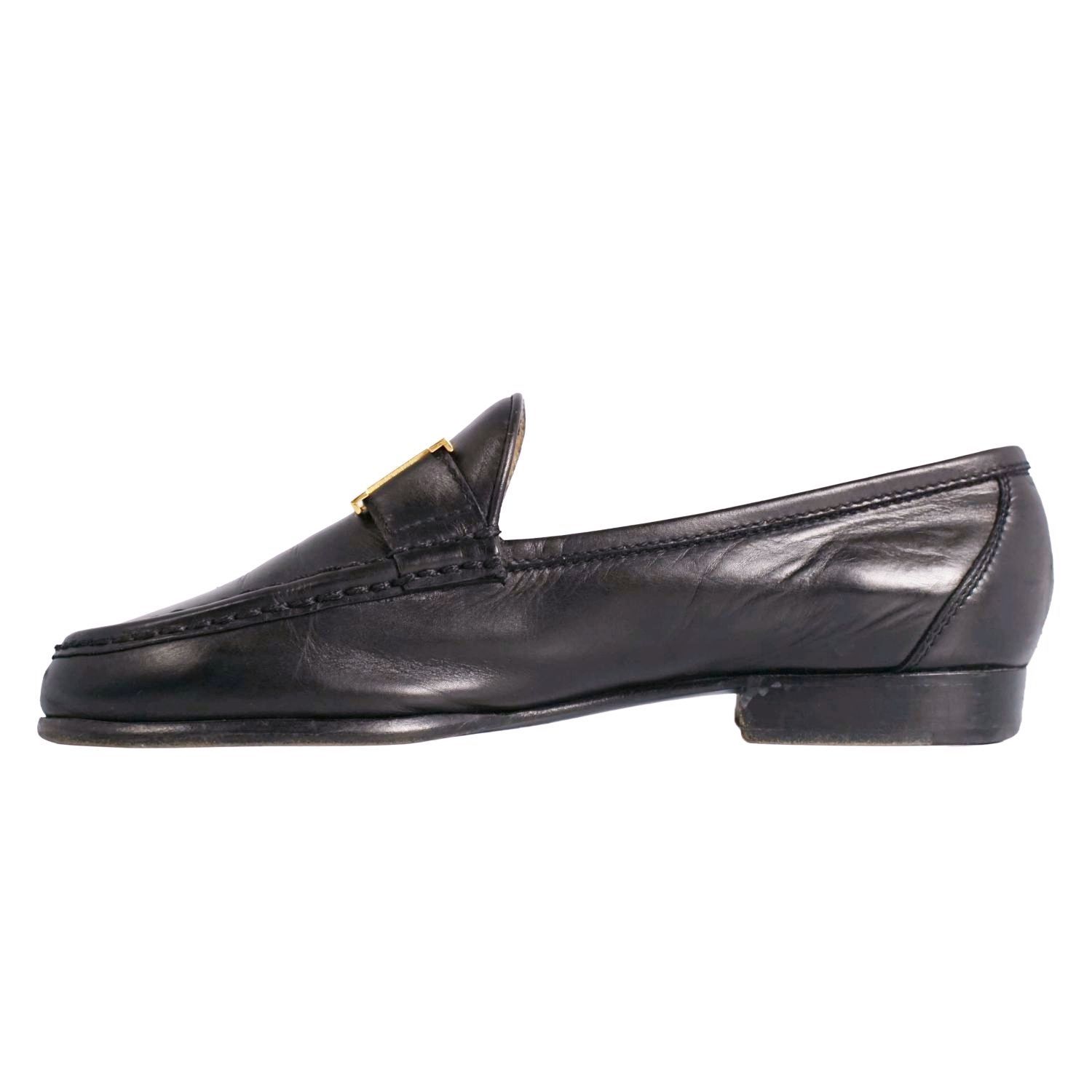 エルメス HERMES ローファー モカシン コンスタンス Hロゴ金具