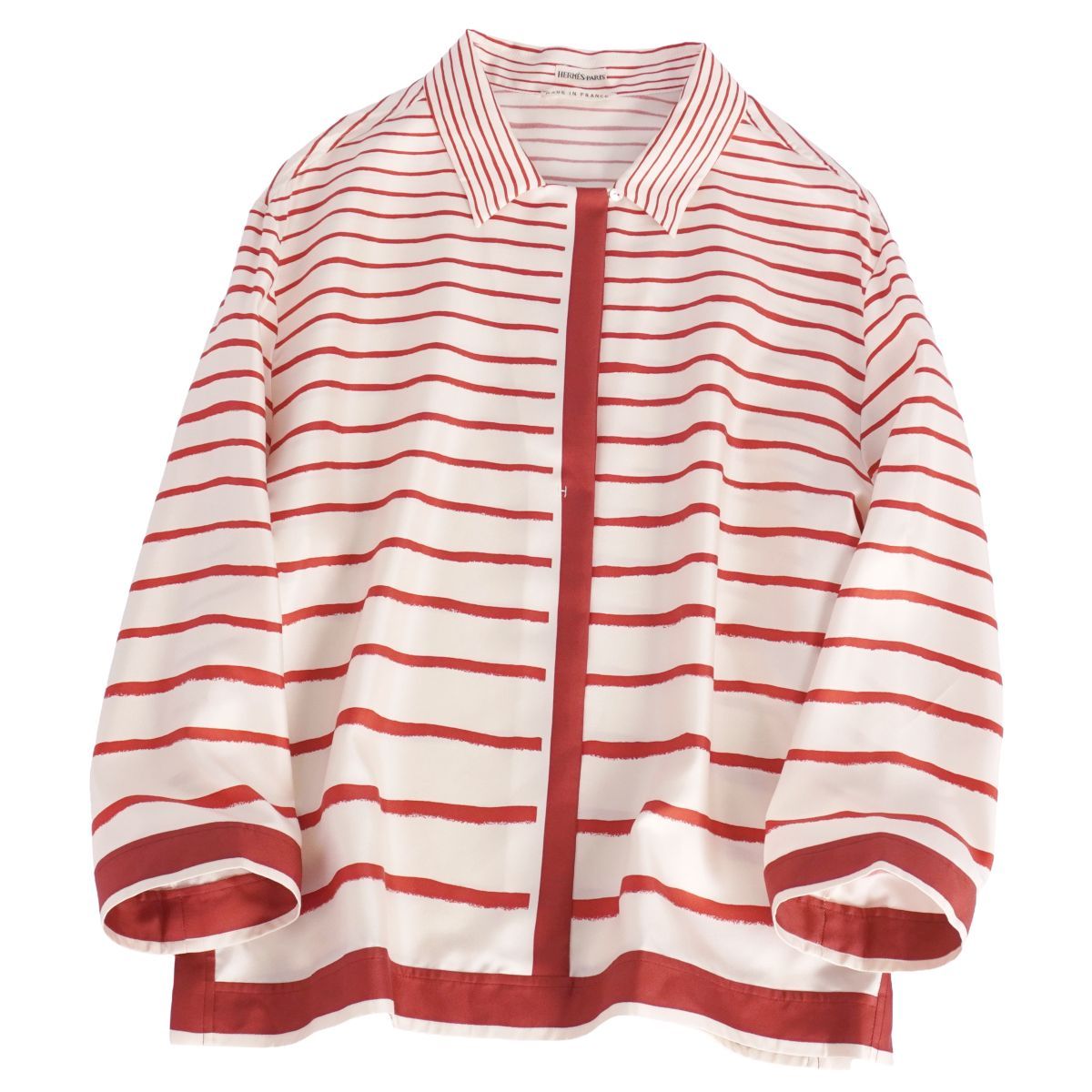 美品 エルメス HERMES シャツ マルジェラ期 ブラウス ロングスリーブ