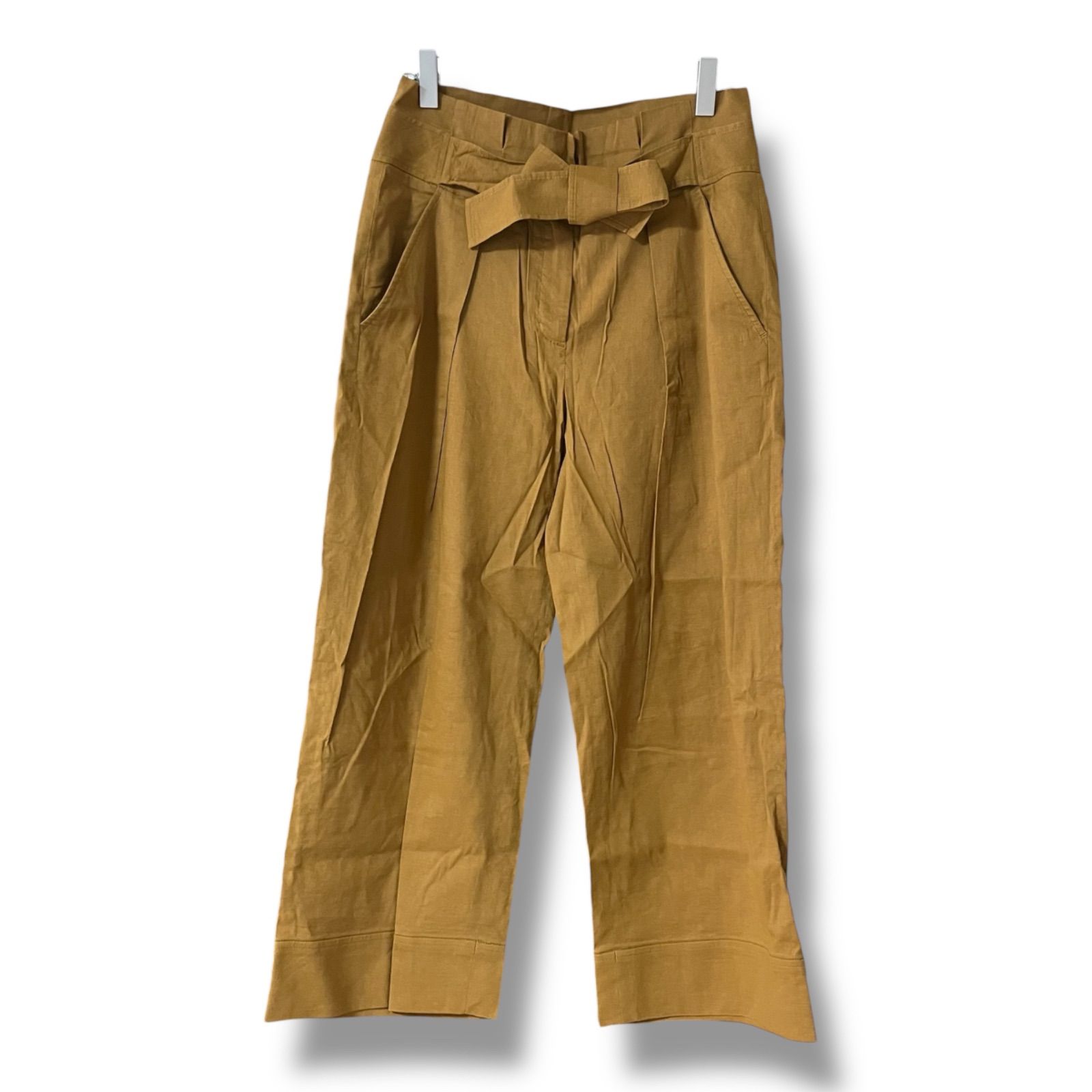 theory luxe セオリーリュクス 黄土色 パンツ スラックス レディース