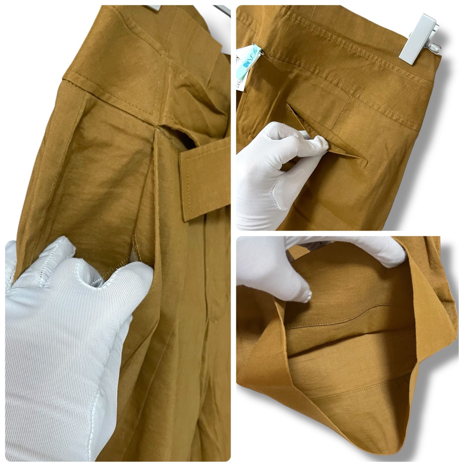 【新品タグ付き】Theory セオリー スラックス レディース キャメル 2 新品タグ付き】Theory セオリー スラックス レディース キャメル 2