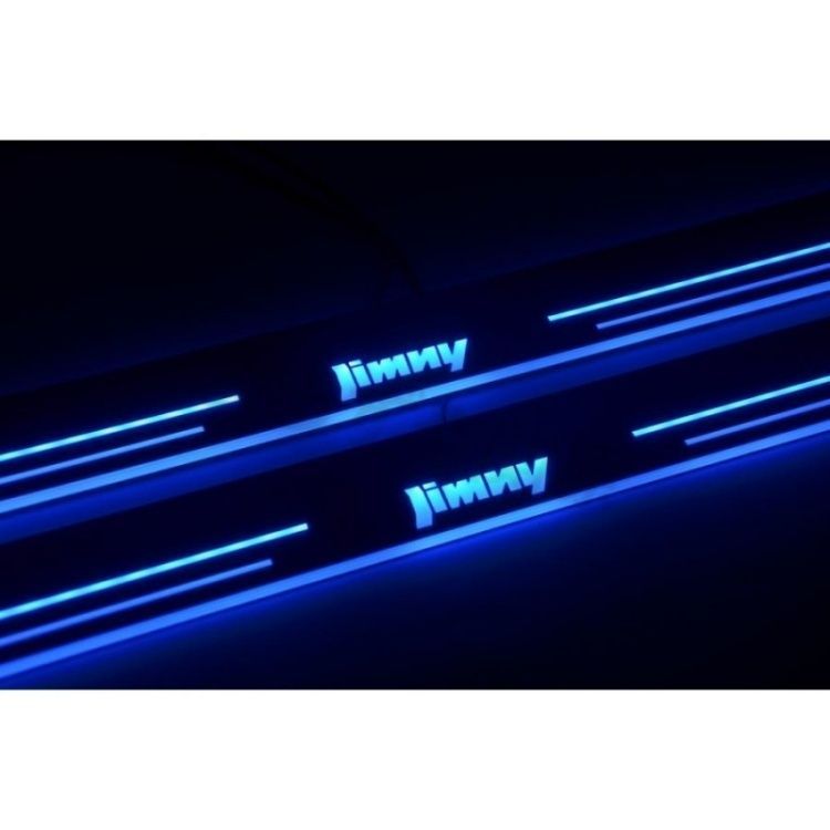 ジムニーJB 23 JB 33 43流れるLEDスカッフプレート 電装関係 セット 足元ドレスアップ スズキ内装パーツ 選択