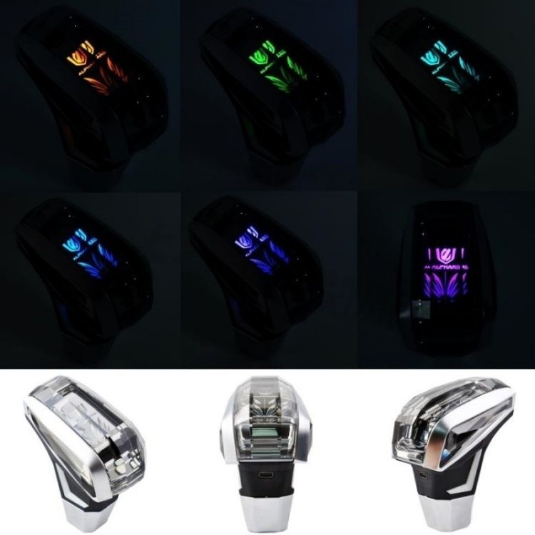 卸売 新デザイン水晶型 ALPHARDアルファード40系専用シフトノブLED