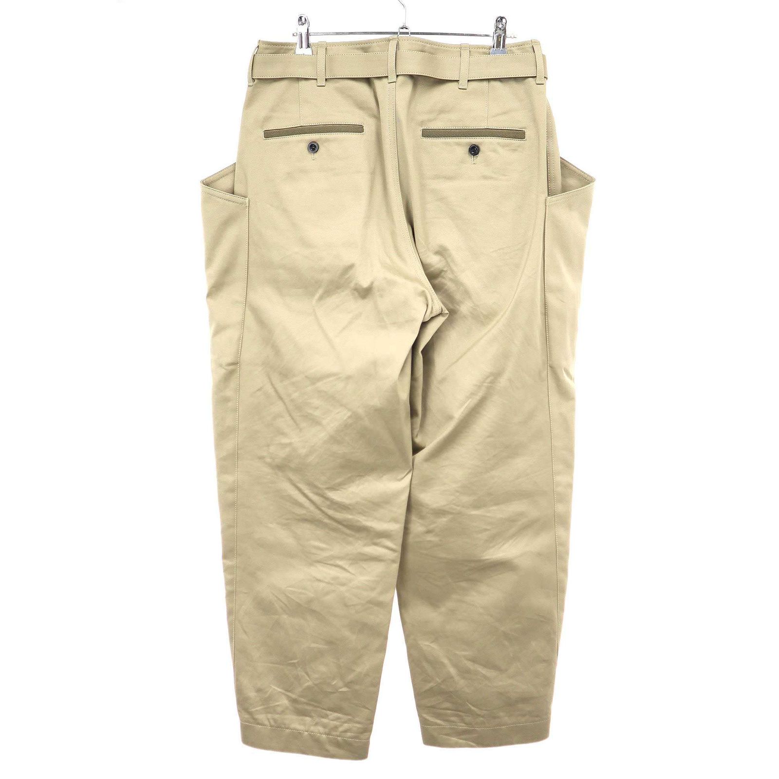 sacai サカイ 25SS Cotton Chino Pants ベルテッドコットンチノパンツ