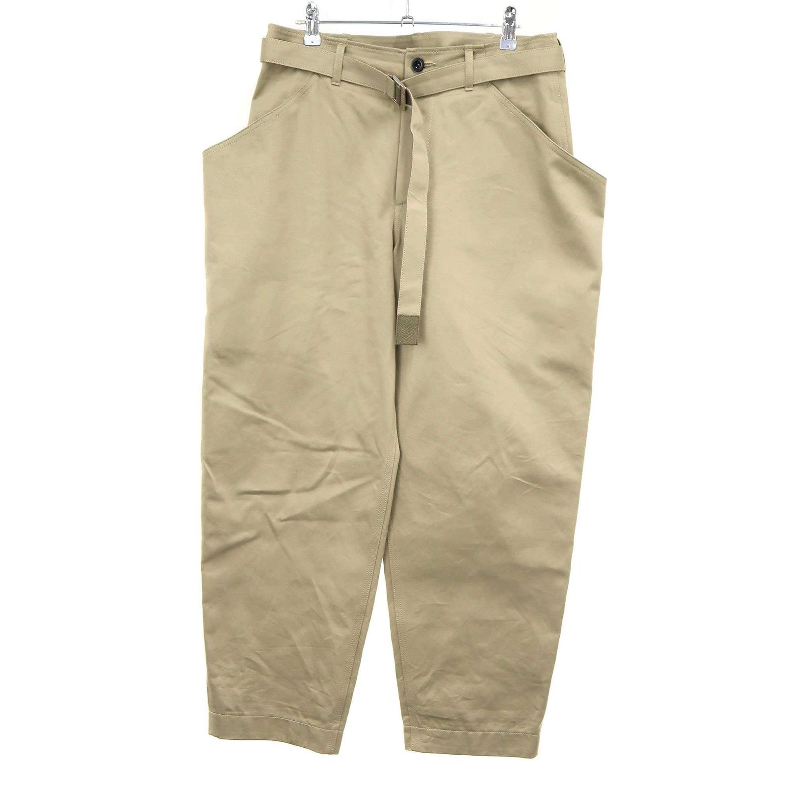 sacai サカイ 25SS Cotton Chino Pants ベルテッドコットンチノパンツ