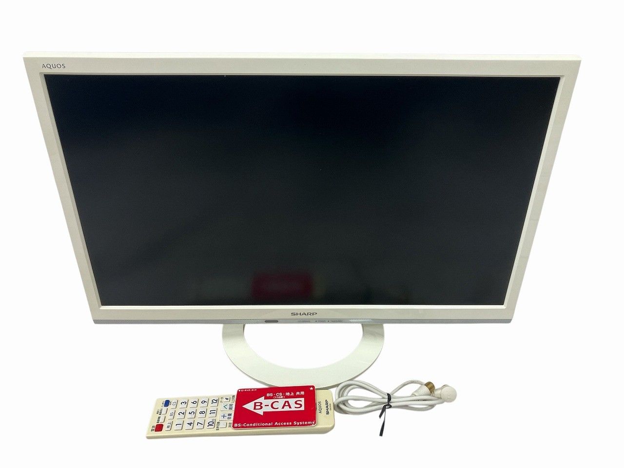 SHARP シャープ AQUOS LC-22 K 45-W 22 V型 フルハイビジョン 液晶テレビ ホワイト