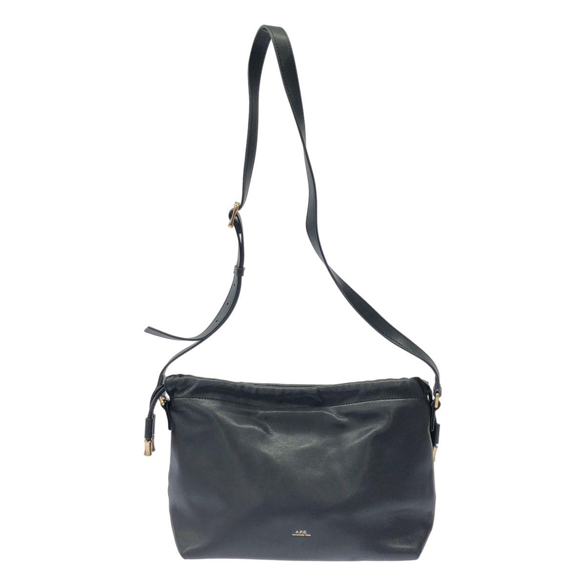A.P.C アーペーセー NINON レザー ショルダーバッグ ブラック - メルカリ
