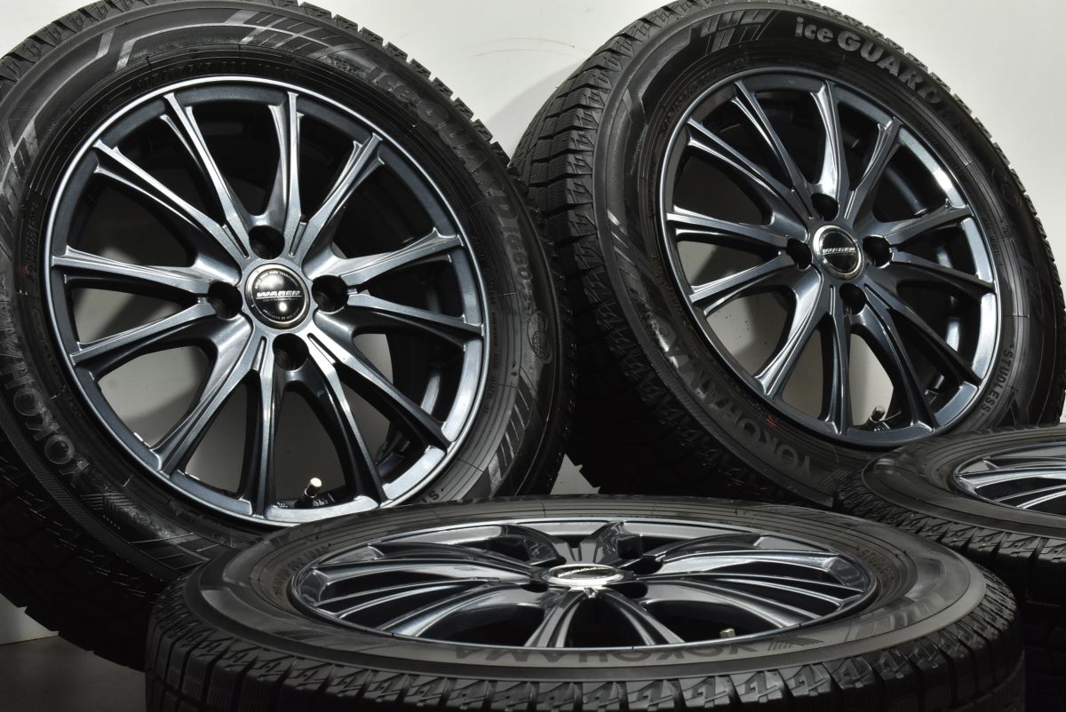 バリ溝 WAREN 15 in 5 J 45 PCD 100 ヨコハマ アイスガード iG 60 185 65 R フィールダー アクア ヴィッツ デミオ MAZDA 2 ノート