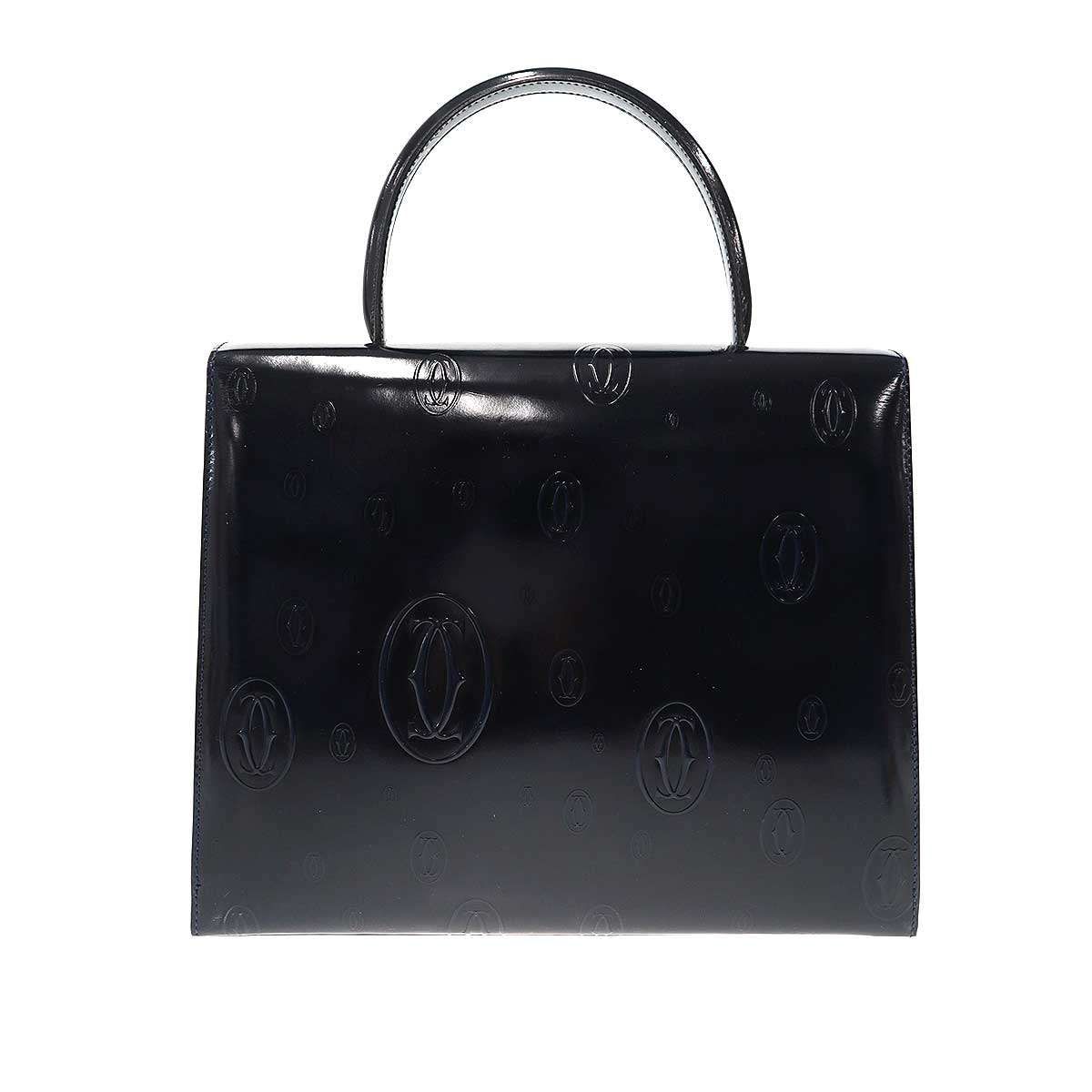 Cartier カルティエ ハッピーバースデー ターンロックハンドバッグ