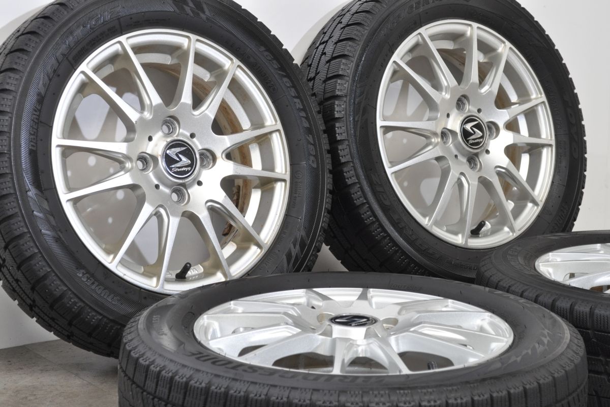 交換用に ストラテジー 14 in 4 5 J 45 PCD 100 ガリットGIZ ブリザックVRX 2 165 65 R パッソ ルーミー ジャスティ ソリオ トール ブーン