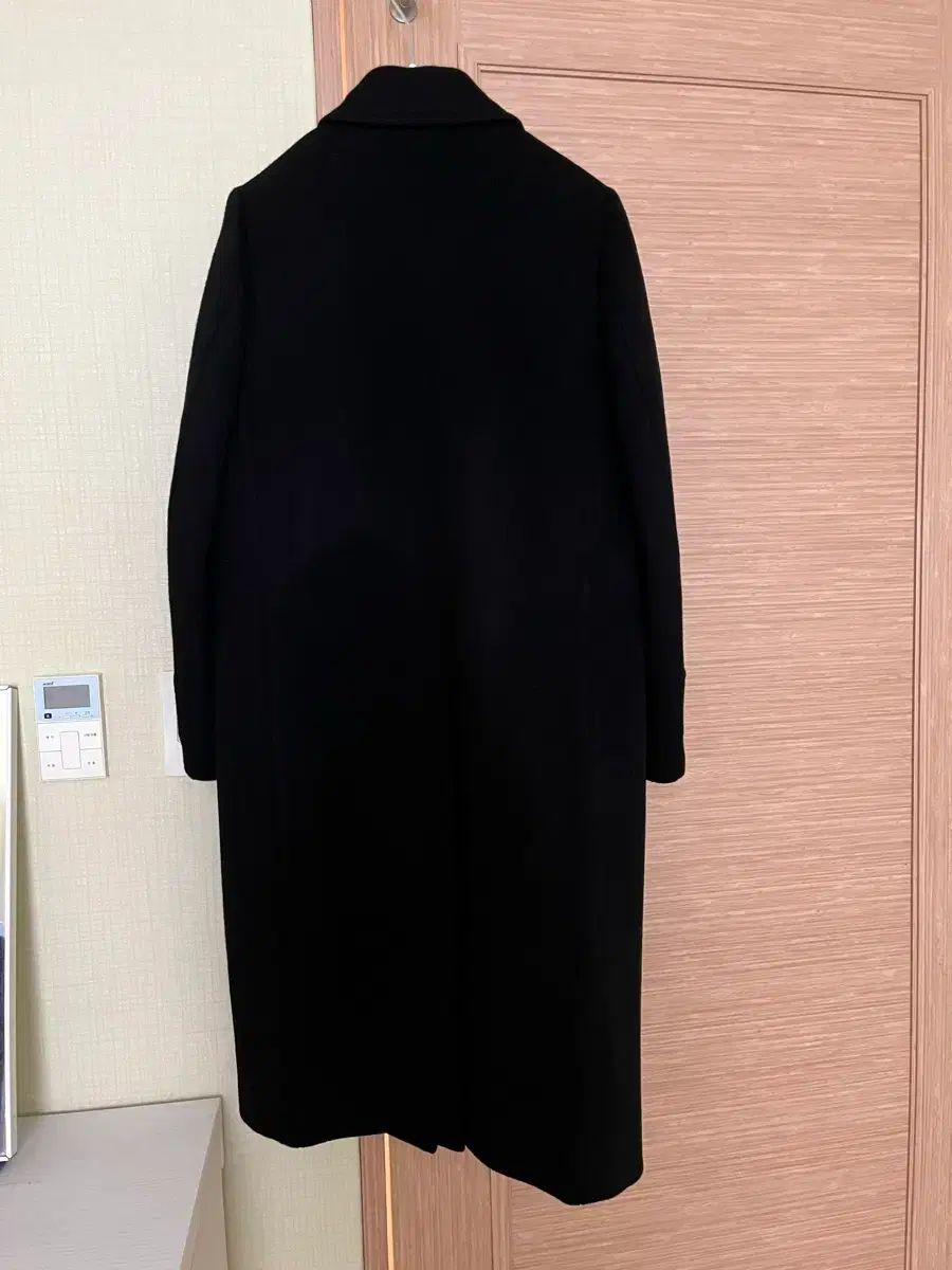 3回着用 クホプラス ステンカラーコート ブラック カラー