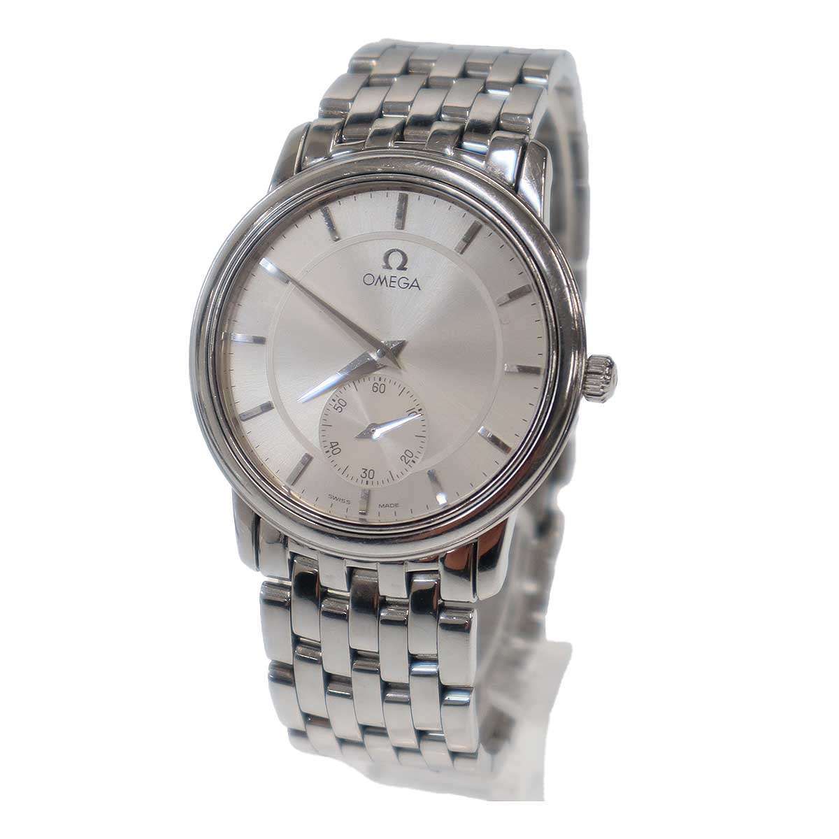 OMEGA オメガ De Ville Prestige デ ビル プレステージ 34 mm 手巻き腕時計 シルバー