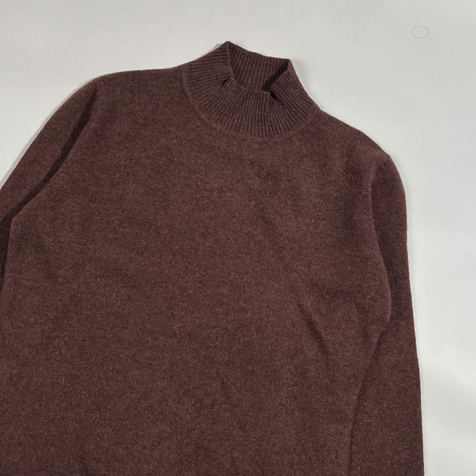 カシミヤ100% laruvix ラルビクス ニット セーターM/ブラウン