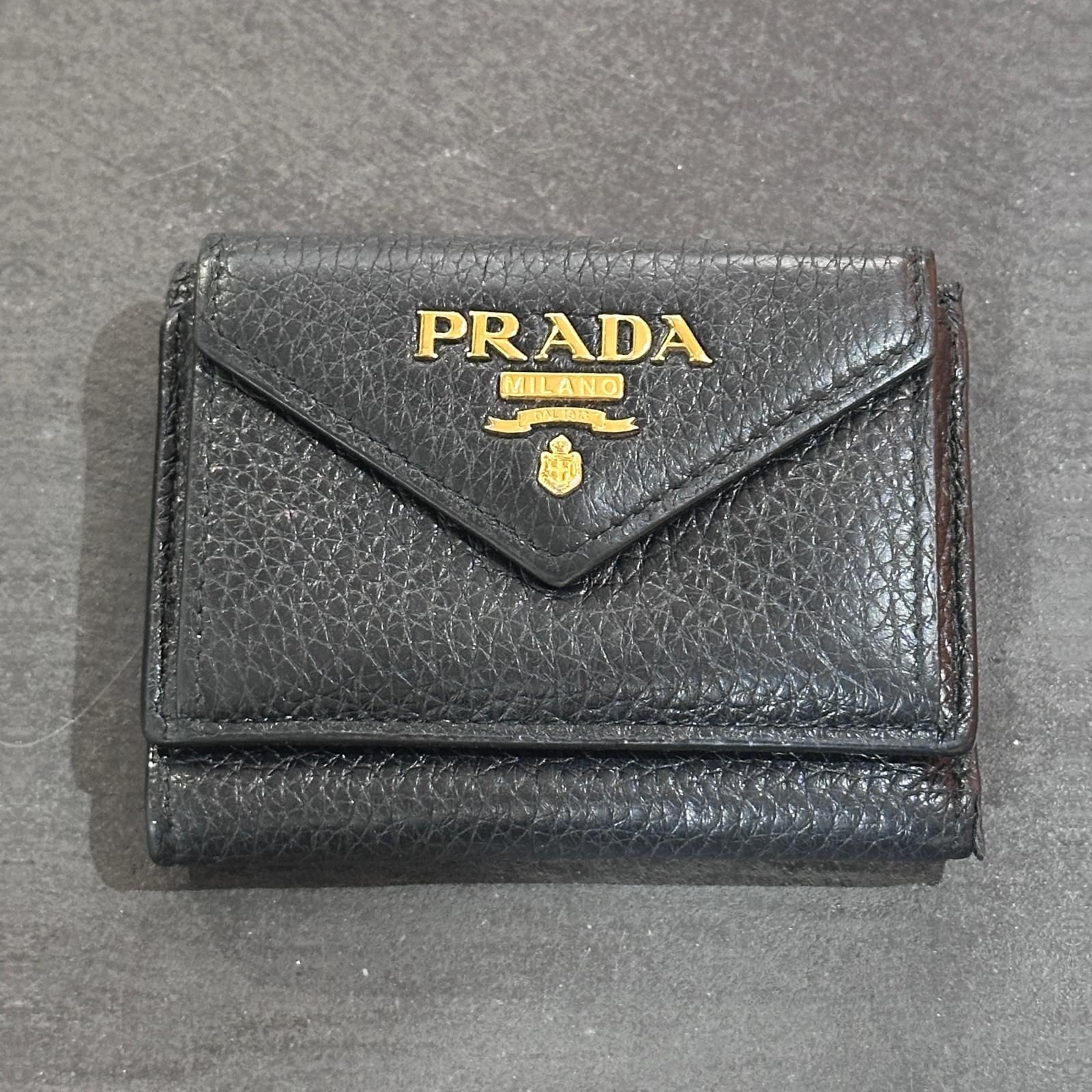 PRADA サフィアーノ　1MH021 PRADA SAFFIANO 三つ折り財布 サフィアーノ ウォレット プラダ 1MH021