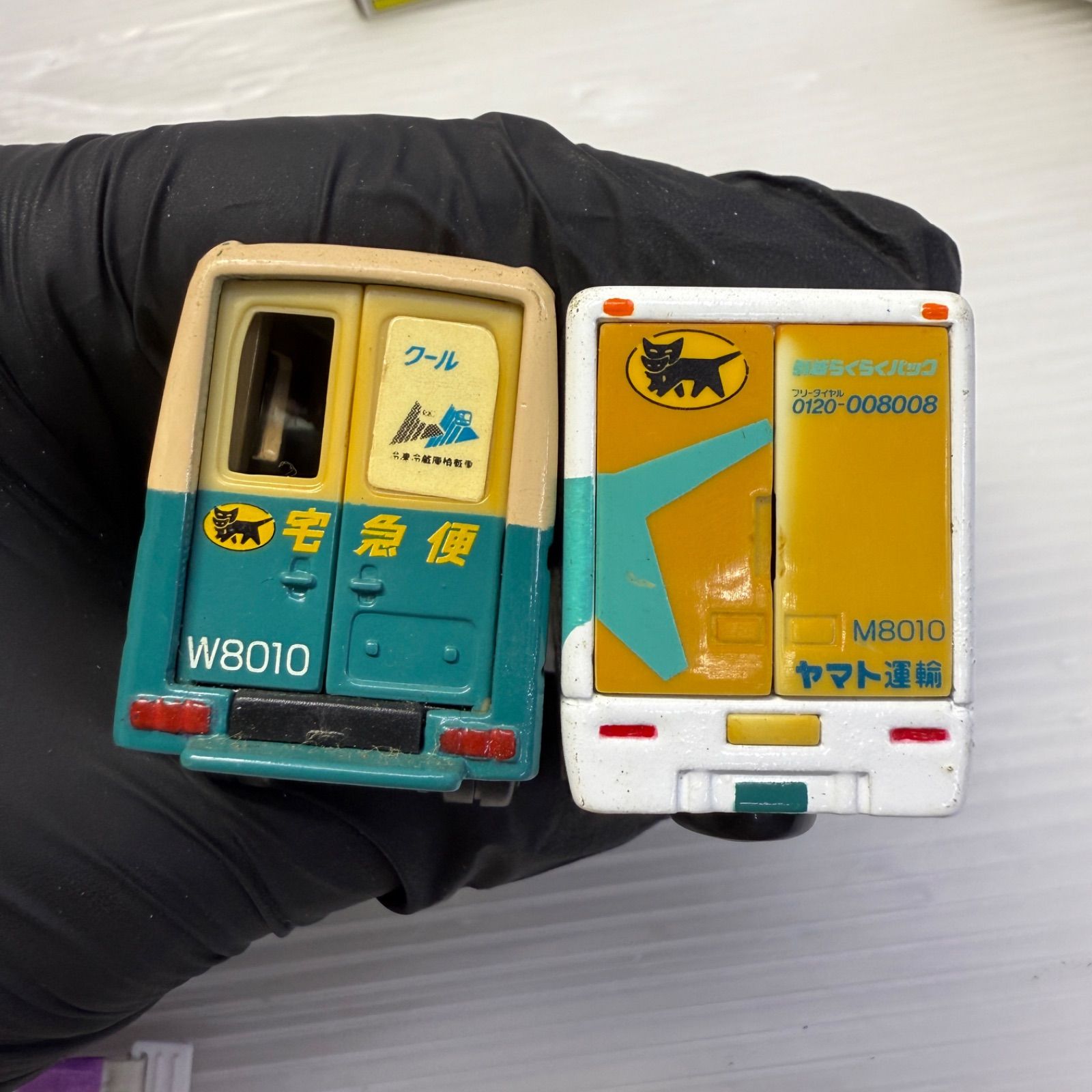  ヤマト運輸 ミニカー トラック ウォークスルー車 引越しらくらくパック ハイブリッド車 7台 ショーケース オリジナルミニカーセット その他 ミニカー