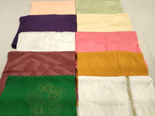 平和屋着物☆和装小物 帯揚げ10枚セット 正絹 逸品 DAAX2370xg 平和屋着物