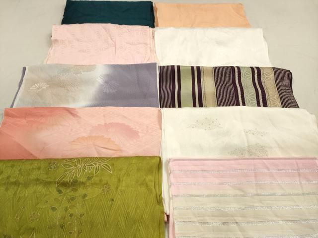 平和屋着物★和装小物　帯揚げ10枚セット　正絹　逸品　DAAZ1548xg 平和屋着物☆和装小物 帯揚げ10枚セット 正絹 逸品 DAAZ1548xg