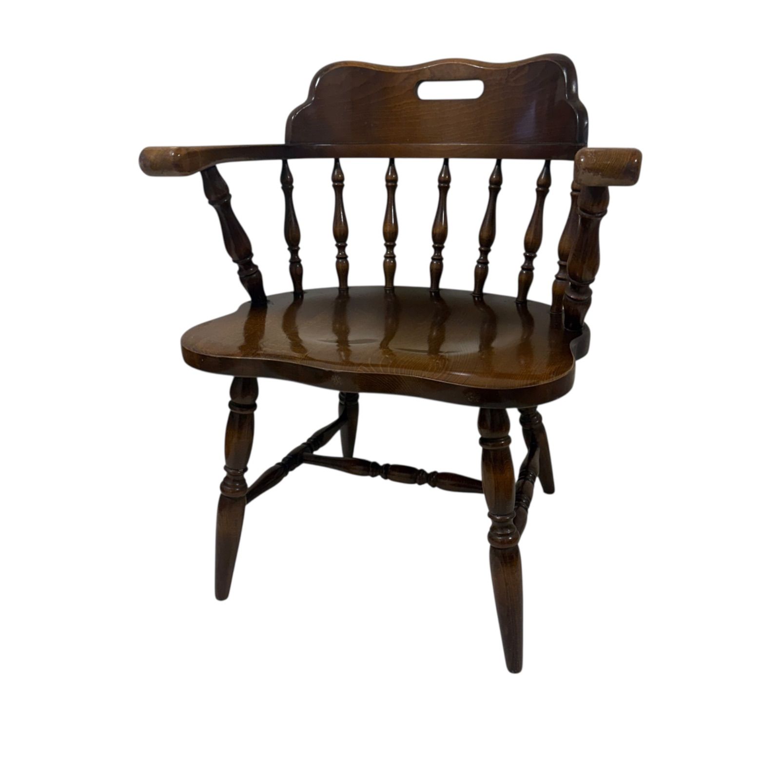 飛騨家具　キツツキ　ウィンザーアームチェア　キャプテンチェア　6脚セット① キツツキ アームチェア キャプテンチェア 肘掛け椅子 ウィンザーチェア