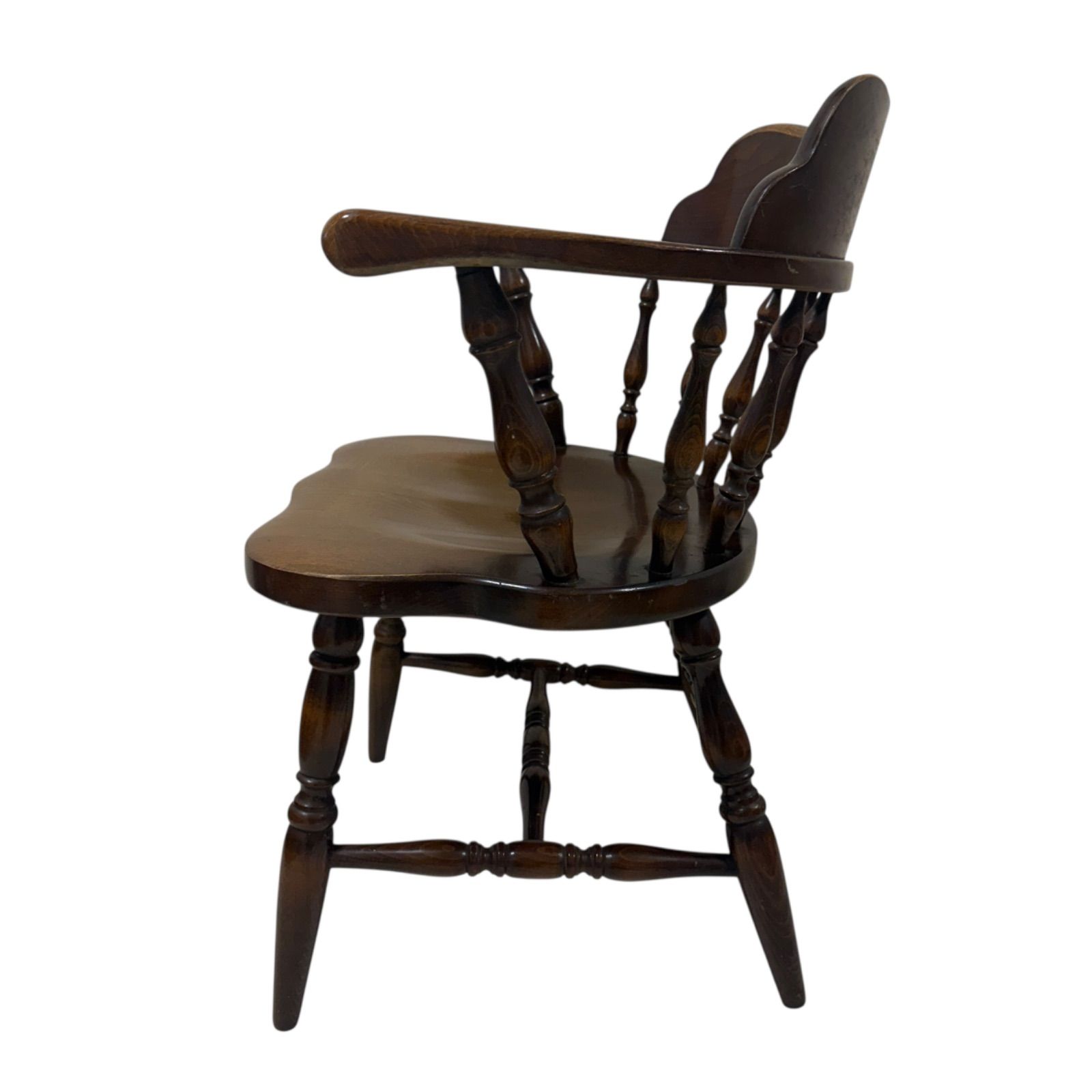 キツツキマーク　キャプテンチェア　アームチェア　アンティーク　ウィンザーチェア キツツキ アームチェア キャプテンチェア 肘掛け椅子 ウィンザーチェア